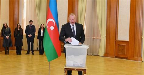 Azerbaycan'da cumhurbaşkanı seçimi için oy verme işlemi başladı - Son Dakika Haberleri